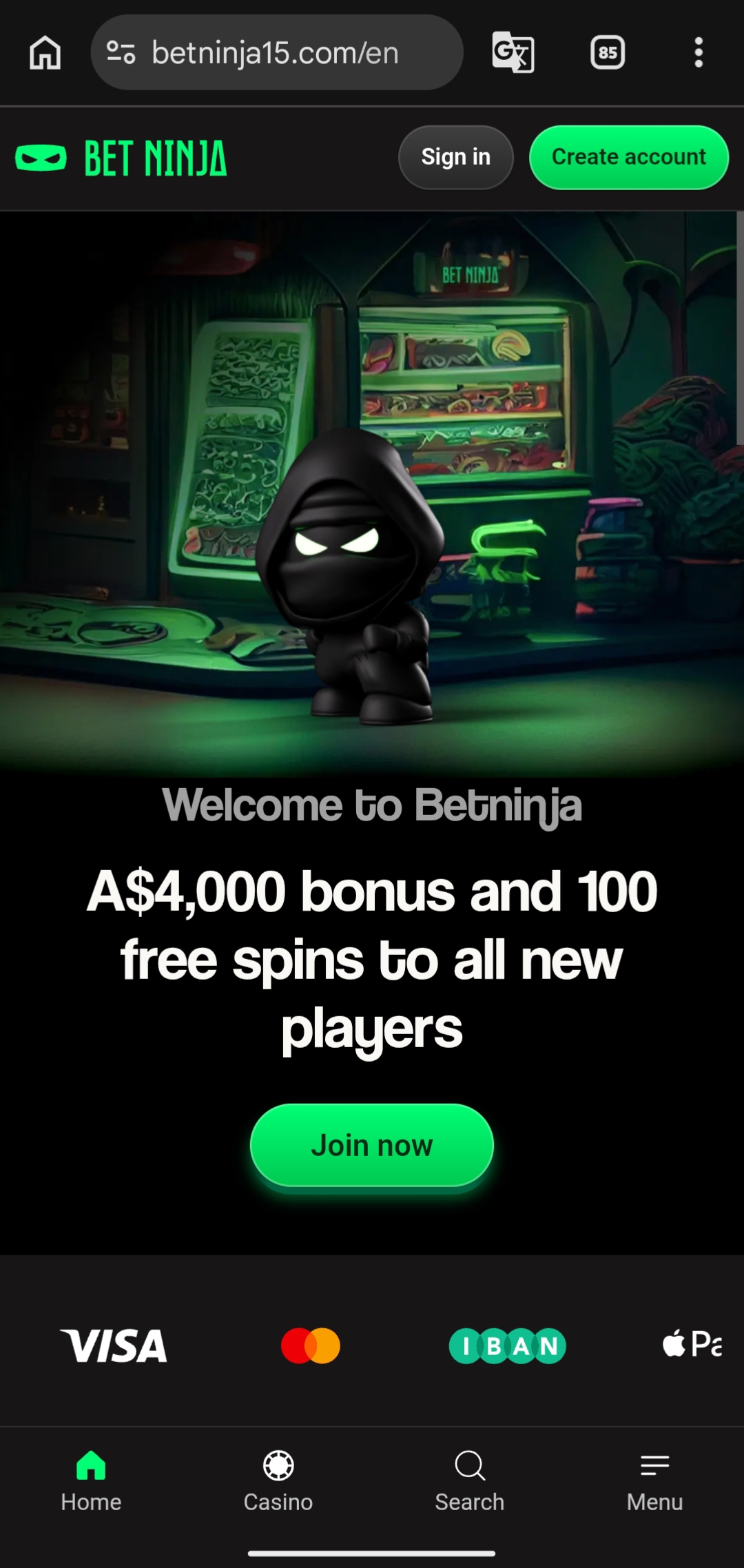 Bet Ninja Mobile App